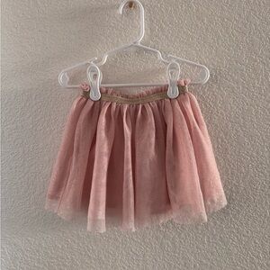 Cat & Jack Glittery Pink Tulle Skirt